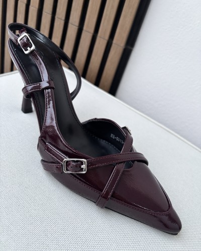 Zapato Claudia Charol Burdeos