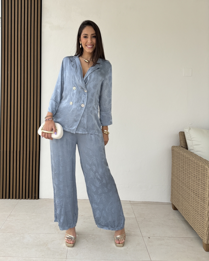 Traje de chaqueta Satén...